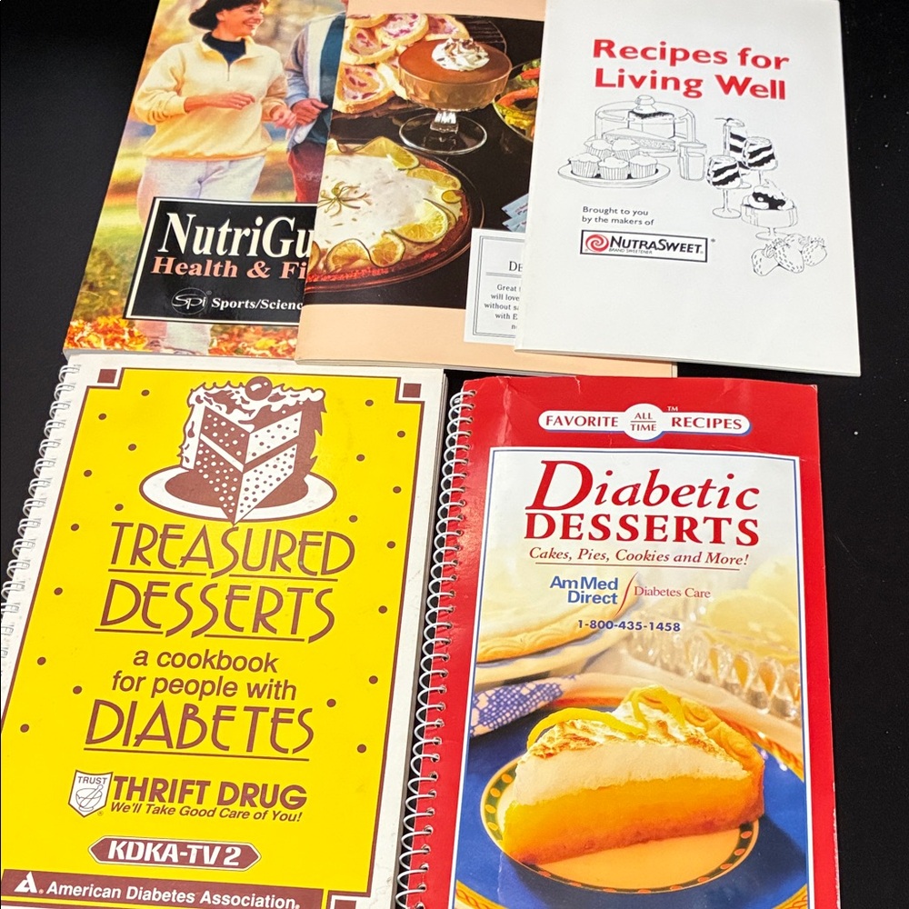 Collection of Dessert and Health Cookbooks